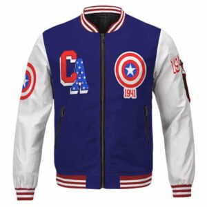 Captain America Rogers 1941 Navy & White Children's Jacket