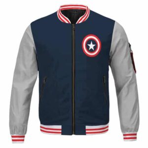 Captain America Steve Rogers Kids Bomber Jacket