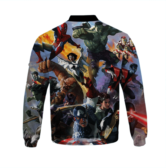 Classic Avengers All-Over Print Bomber Jacket for Children