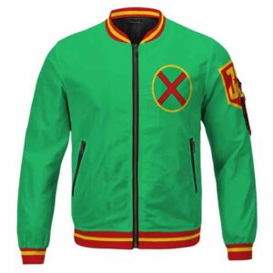 Martian Manhunter Green and Red Logo Kids Jacket