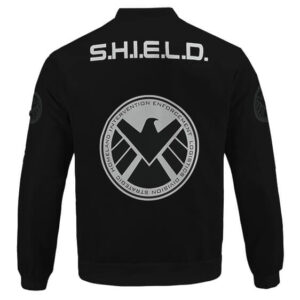 S.H.I.E.L.D. Agent Logo Black Stealth Bomber Jacket for Children