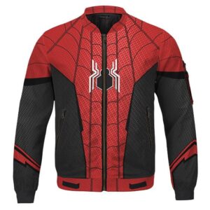 Spider-Man Far From Home Kids Cosplay Bomber Jacket