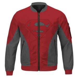 Superman Red and Gray Man of Steel Children's Jacket