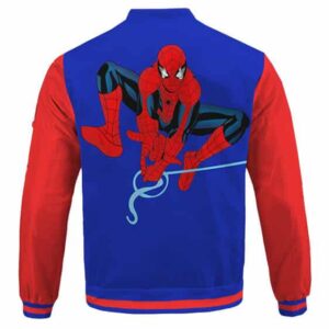 The Amazing Spider-Man Red & Blue Kids Bomber Jacket