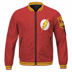 The Flash Red and Yellow Speedster Bomber Jacket for Kids