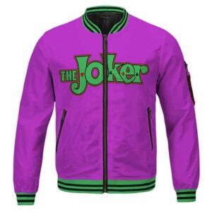 The Joker Villainous Purple Bomber Jacket for Kids