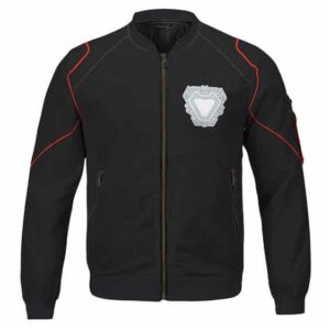 Tony Stark Iron Man Arc Reactor Kids Bomber Jacket