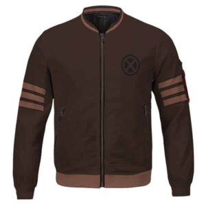 Wolverine Brown & Tan X-Men Style Kids Jacket