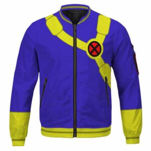 X-Men Cyclops Blue & Yellow Mutant Style Kids Children's Jacket