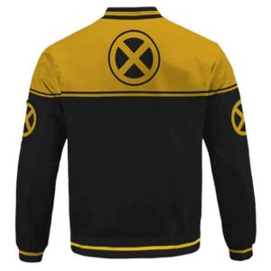 X-Men Mutant Classic Black & Yellow Bomber Jacket for Kids 2