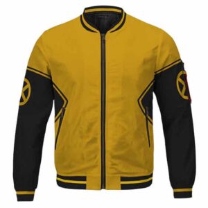 X-Men Mutant Classic Black & Yellow Bomber Jacket for Kids