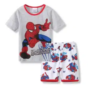 Amazing Spider-Man Grey & White Children's Summer Pajama Set