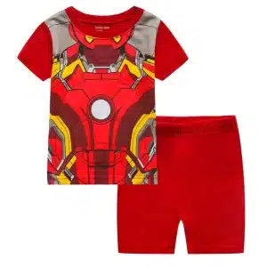 Avengers Iron Man Suit Summer Pajama Set for Children