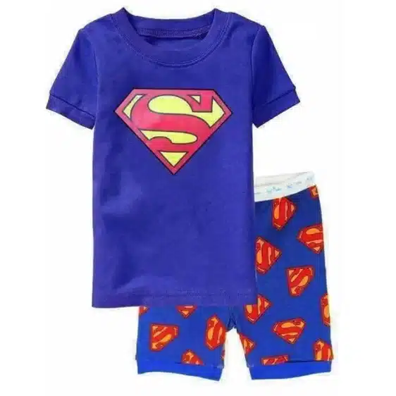 Classic Blue Superman Children's Pajama Set