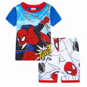 Dynamic Spider-Man Summer Pajama Set for Children