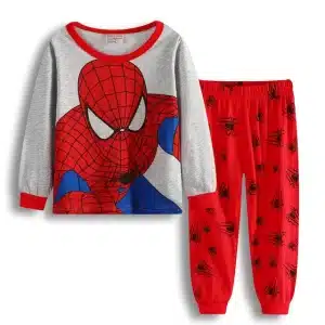 Gray and Red Spider-Man Children's Pajama Set