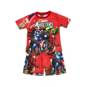 Heroic Red Marvel Avengers Boy's Pajama Set