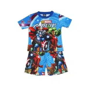 Marvel Avengers Team-Up Blue Pajama Set for Kids