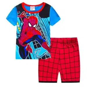 Marvel Spider-Man Action Summer Pajama Set for Kids