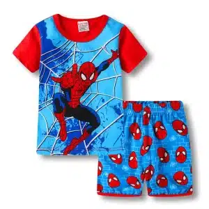 Spider-Man Blue Children's Summer Pajama Set