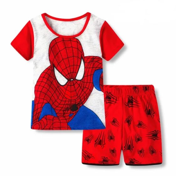 Spider-Man Hero Red Pajama Set for Kids