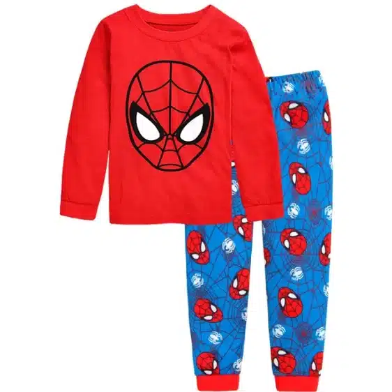 Spider-Man Web-Print Heroic Pajama Set for Kids