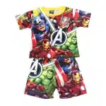 Vibrant Avengers Assemble Kids Pajama Set for Children