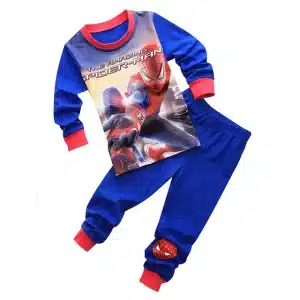 Vibrant Blue The Amazing Spider-Man Children's Pajama Set