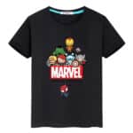 Chibi Marvel Characters Hero Is Coming Children's T-shirt