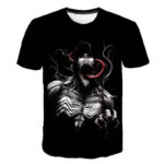 Enraging Venom Power Pose Shadow Black Boys' T-shirt