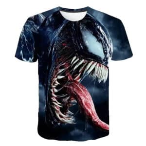 Ferocious Anti-Hero Venom Fang Black T-shirt for Children