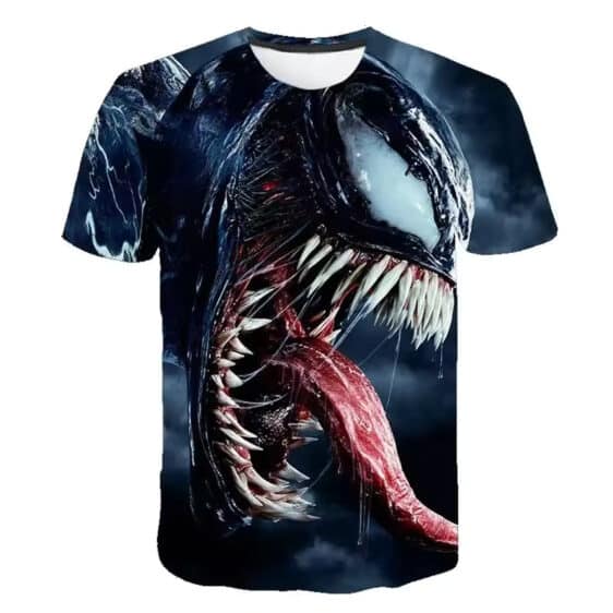 Ferocious Anti-Hero Venom Fang Black T-shirt for Children