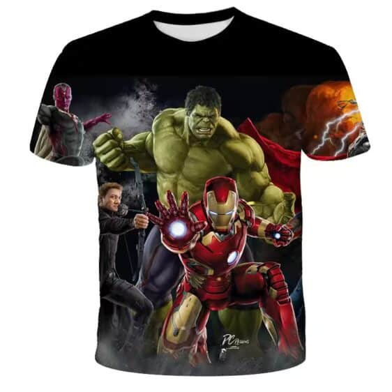 Marvel Avengers Hero Action Graphic T-shirt for Children*