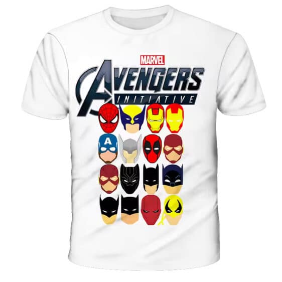 Marvel Avengers Initiative Iconic Masks T-shirt for Children