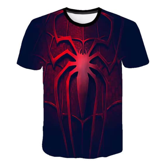 Spider-Man Glowing Emblem Dark Silhouette T-shirt for Kids