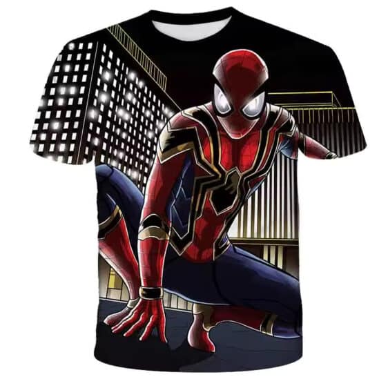 Spider-Man Infinity War Suit City Pose Children's T-shirt