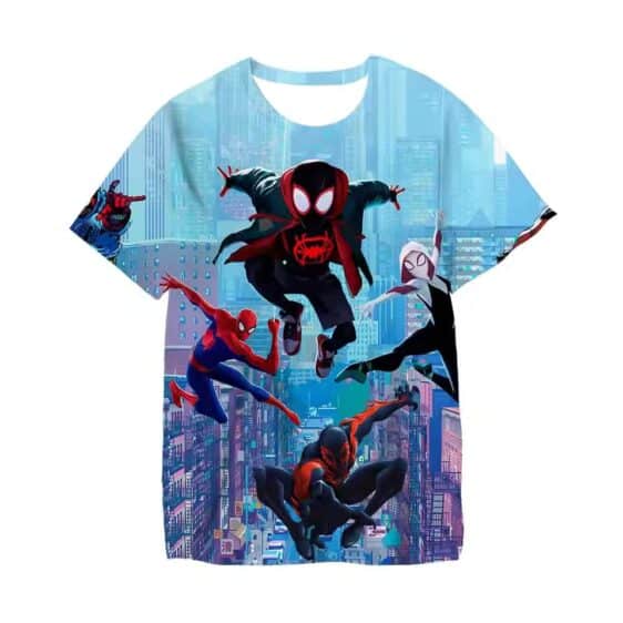 Spider-Man Multiverse Heroes Action Blue Boys' T-shirt