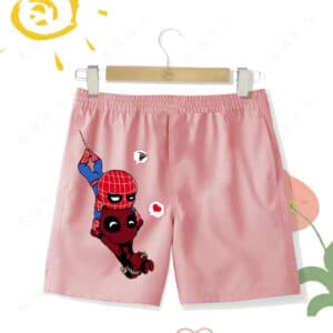 Funny Spider-Man & Deadpool Cartoon Duo Shorts for Children