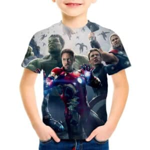 Marvel Avengers Age of Ultron Heroes T-shirt for Children