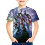 Marvel Avengers Endgame Heroes Poster Children's T-shirt