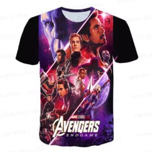 Marvel Avengers Endgame Heroes & Thanos T-shirt for Kids