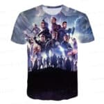 Marvel Avengers Heroes Battle Scene T-shirt for Children