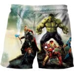 Marvel Avengers Superhero Assemble Action Shorts for Boys