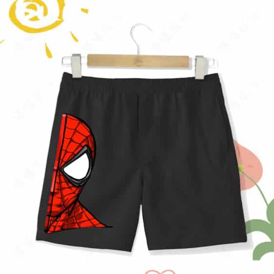 Marvel Superhero Iconic Spider-Man Mask Shorts for Kids