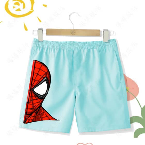 Marvel Superhero Iconic Spider-Man Mask Shorts for Kids