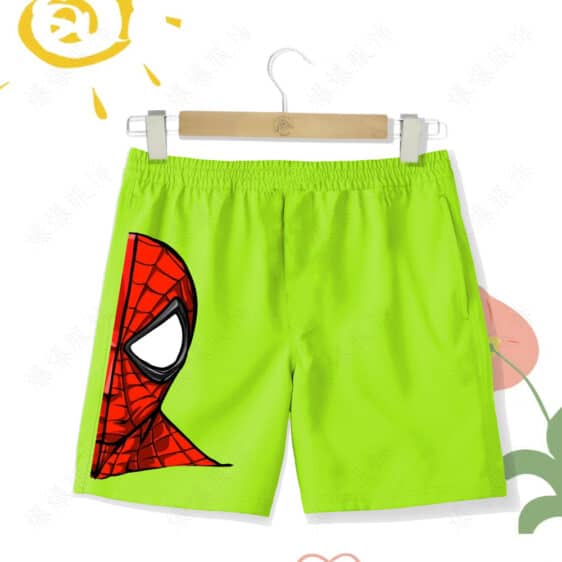 Marvel Superhero Iconic Spider-Man Mask Shorts for Kids