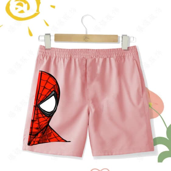 Marvel Superhero Iconic Spider-Man Mask Shorts for Kids