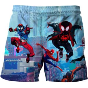 Spider-Man Spider-Verse Action City Marvel Shorts for Boys