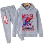 Marvel Studios Chibi Spider-Man Gray Children's Hoodie Set