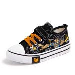 Spiderman Web Shooter Graphic Brown Lace Kids Shoes